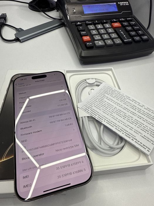 Iphone 16 Pro 256Gb si 128Gb  Full Box 28 incarcari ca Noi in Garantie
