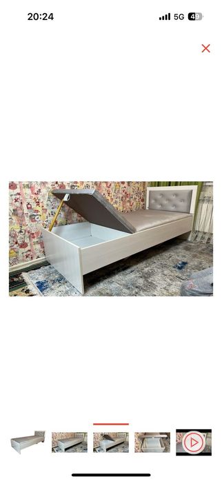 Кровать одно местыный