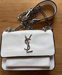 Дамска бяла чанта ysl