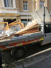 Изхвърляне на строителни и битови отпадъци в София и област.
