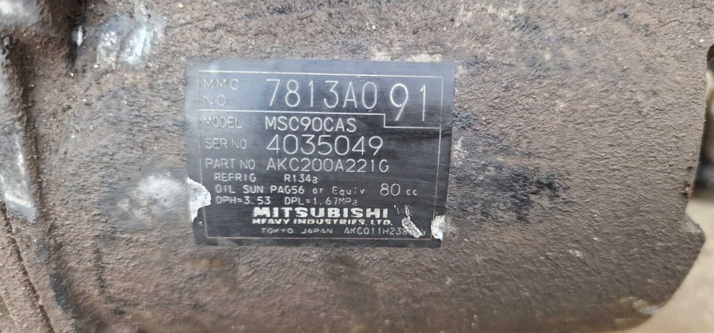 Compresor Clima Peugeot 4007 2.2 \  C-Crosser 2.2 \ Outlander 2.2