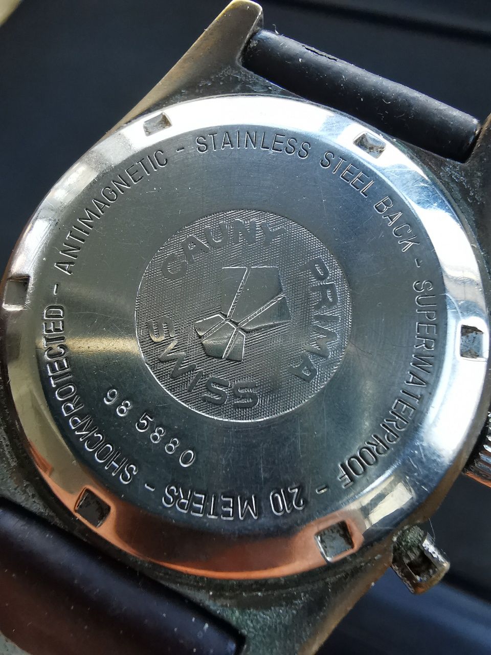 Ceas Cauny Chronograph -210 m Diver -39 mm -Funcționează perfect !