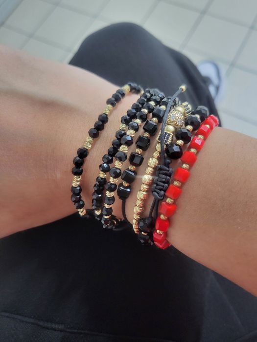 Vând brațari cu bile aur 14k