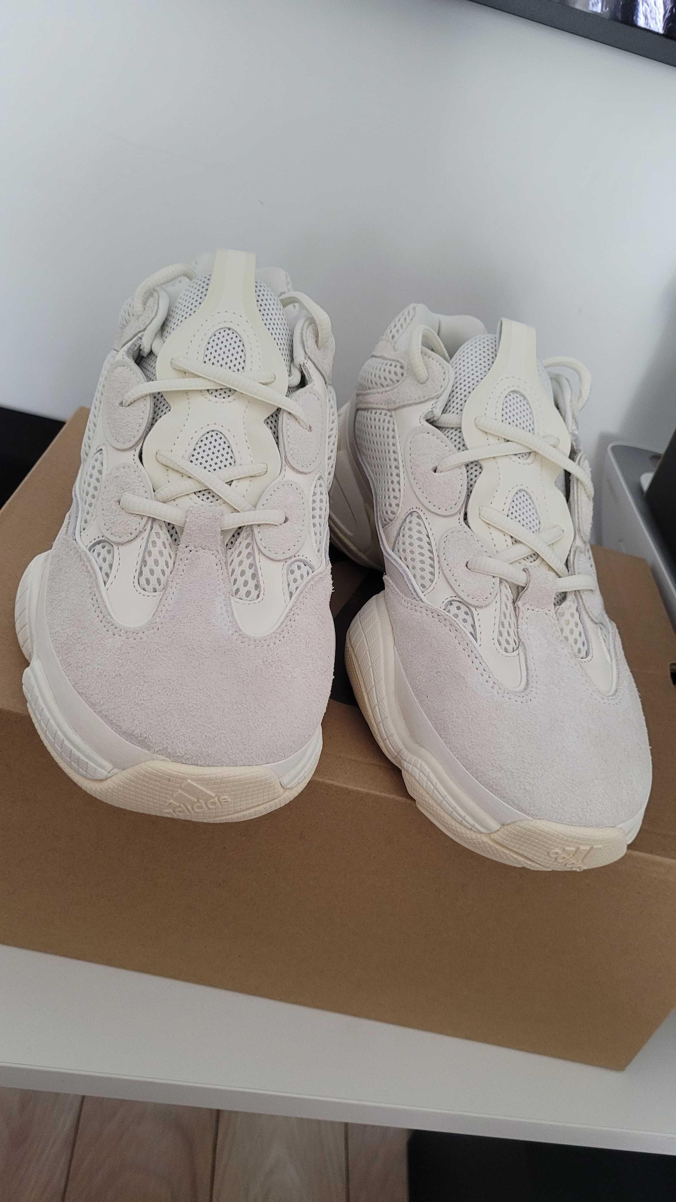 Adidas yezzy 500 bone white marimea 43 si 1/3