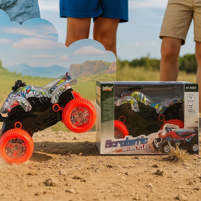 Акробатичен мотор с музика и светлини – за безброй каскади и забавлени