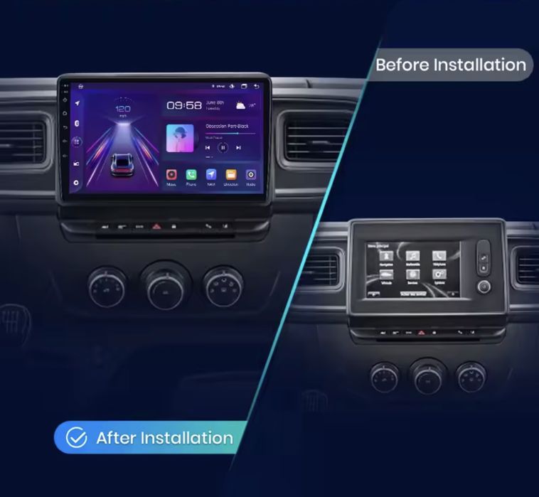 Navigatie Andorid Renault Master Carplay Android Auto + Camera