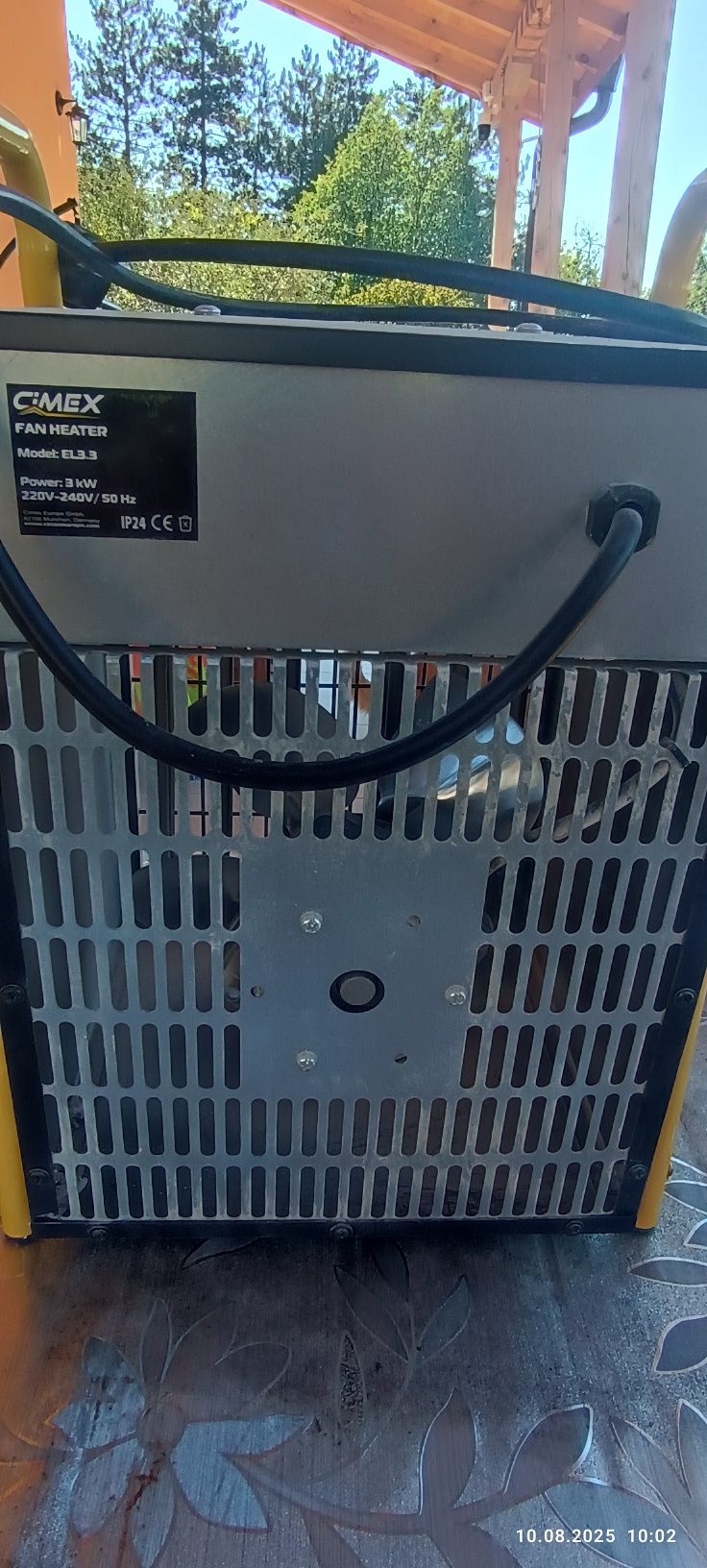 Електрически калорифер 3.0kW, CIMEX EL3.3