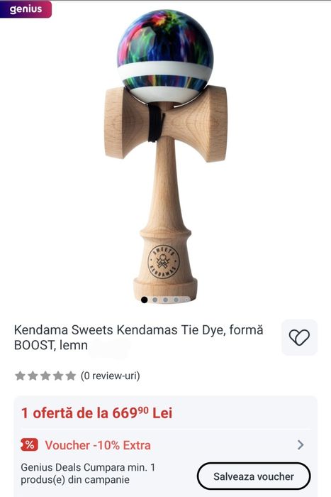 *NOU*Kendama Sweets Tie Dye,balance hole, model rar