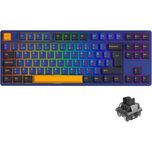 Tastatura mecanica wireless RGB, Akko, switch black linear, Negociabil