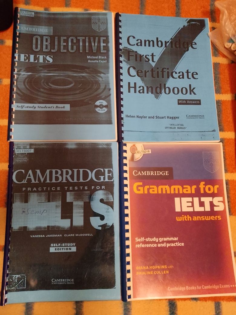 Книги IELTS 8 штук 50000