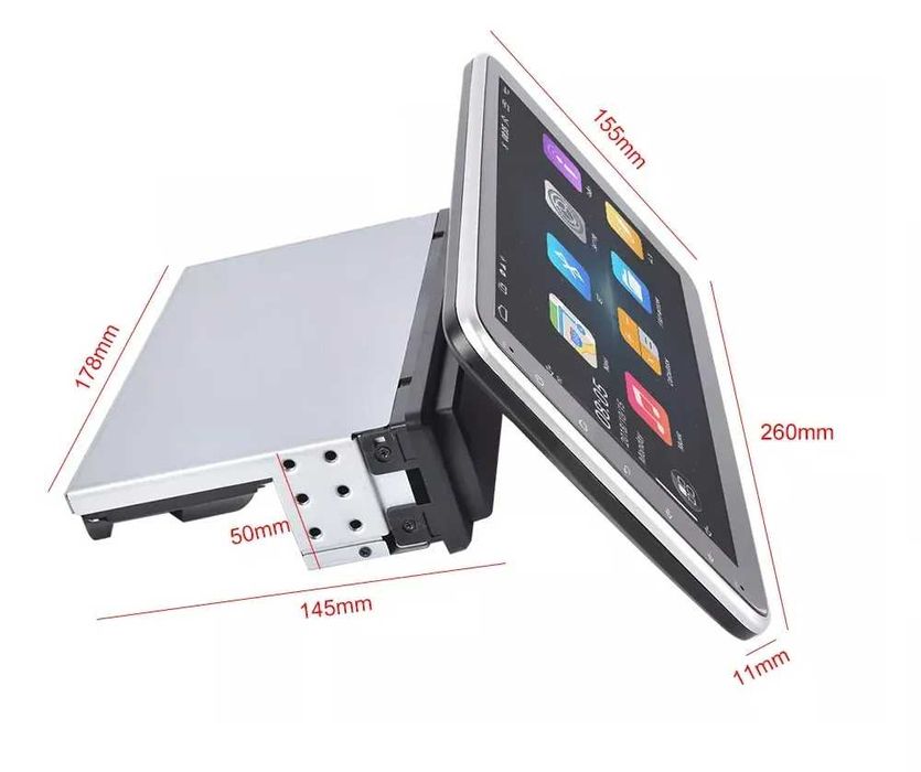 Navigatie 1 din universal 10.1 inch, 1+32GB Quad-Core 1.3Ghz, CarPlay
