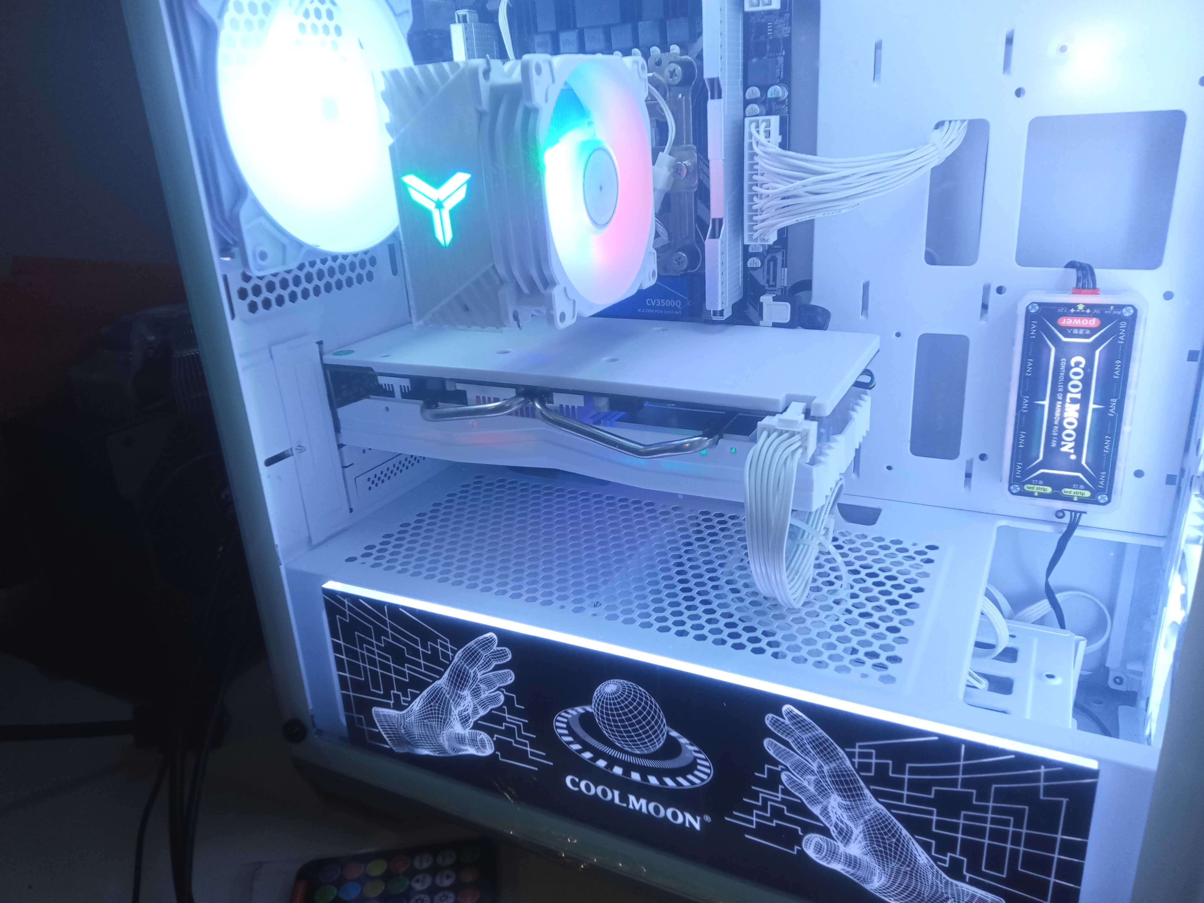 Компьютер /Core i7/DDR4 16Gb 2400 MHz/RX 580 8Gb/SSD 512,HDD 4000/600W