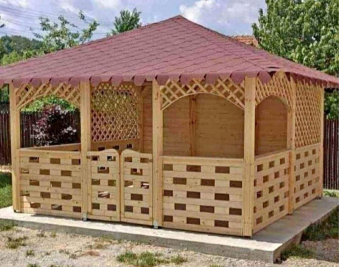 Construcții foișoare terase pergole gărdulețe din lemn 
Suntem o echip