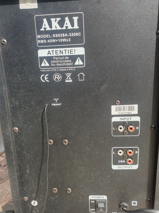 Sistem audio Akai
