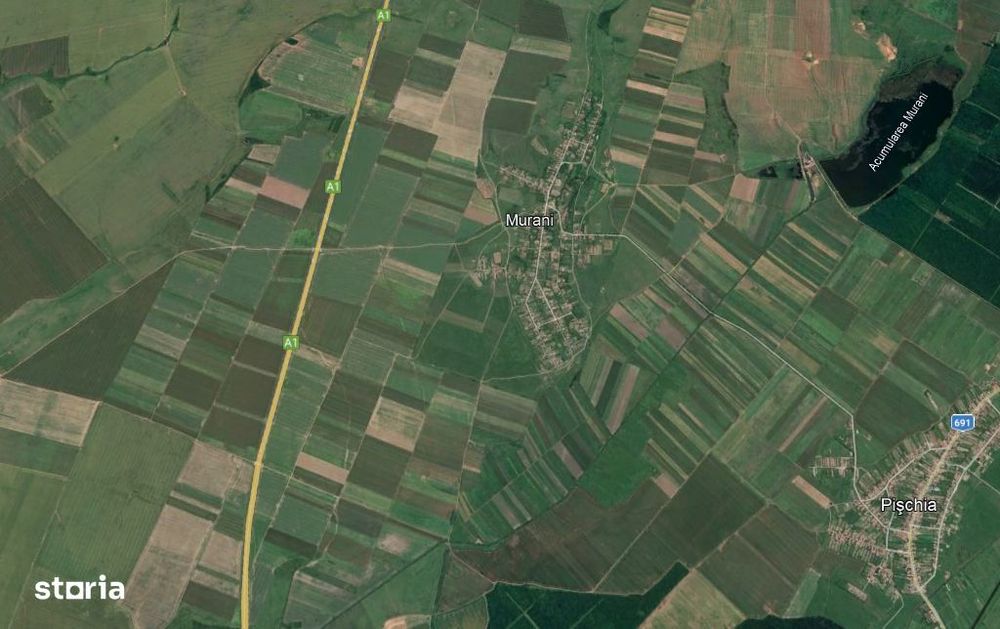 Vand teren 35 Ha Pischia, Murani, judetul Timis