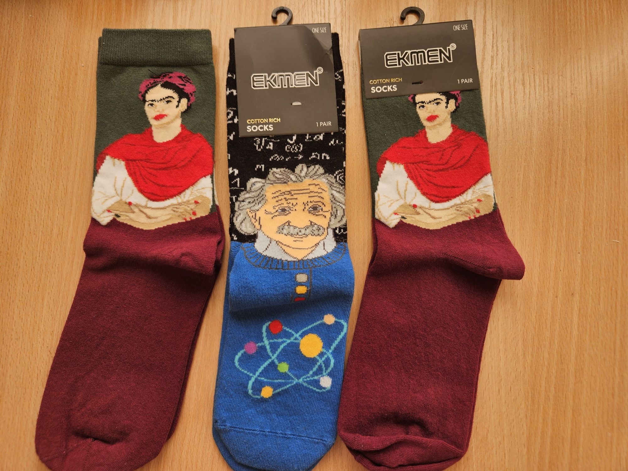 Чорапи с Фрида Кало и Айнщайн (36-40)