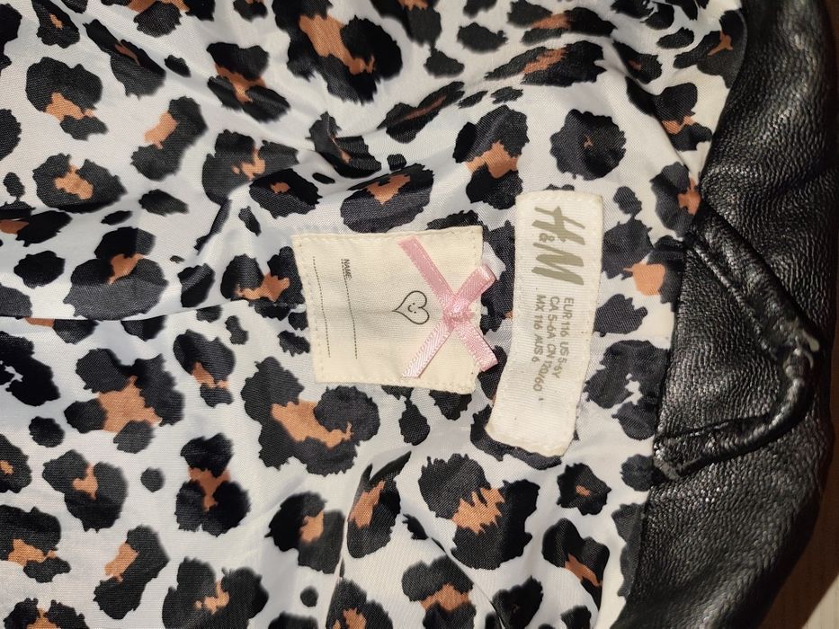 Детско Рокерско яке еко кожа H&M