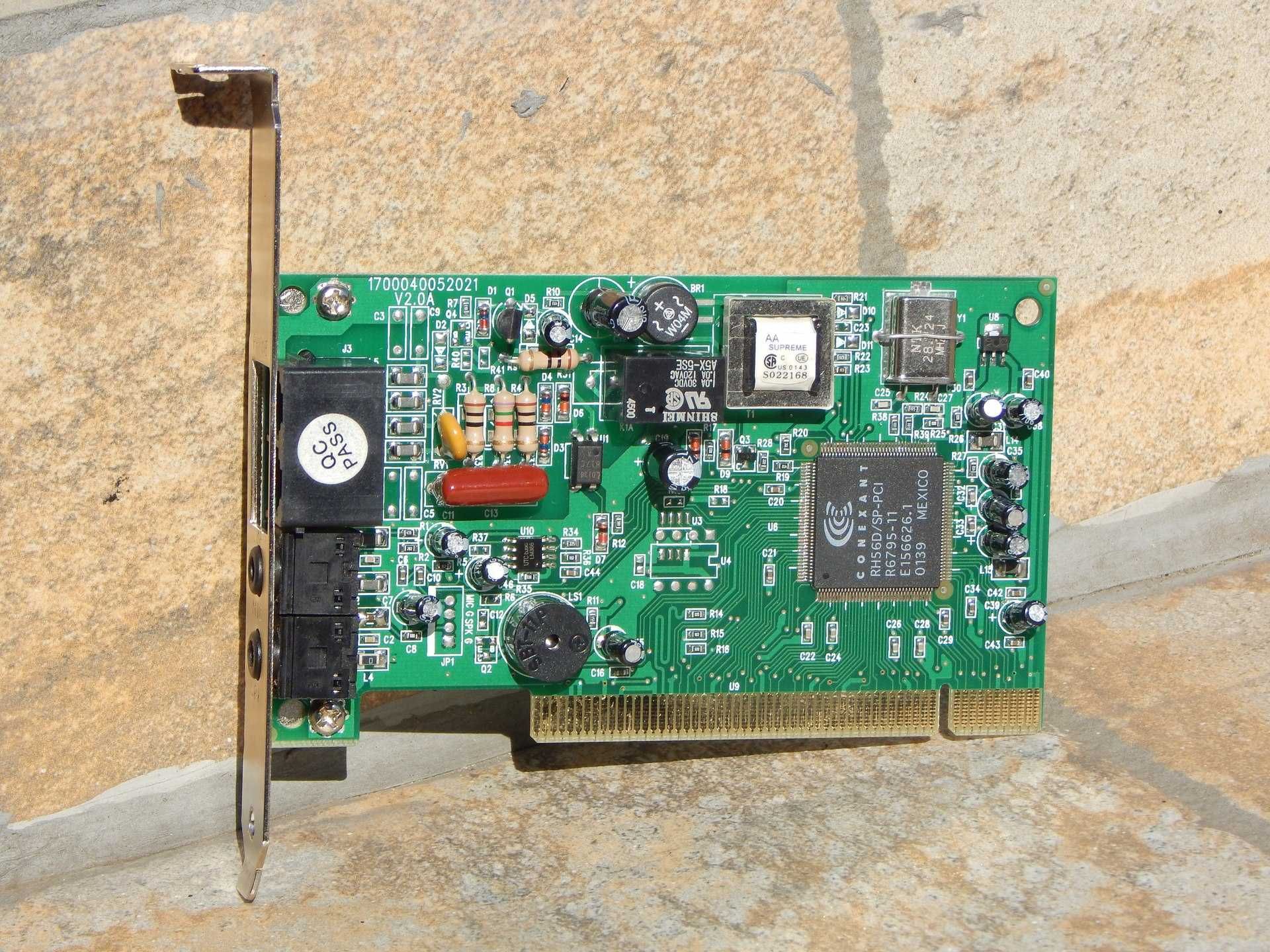 Placa retea Wisecom 56K PCI intern hard cu chipset Conexant