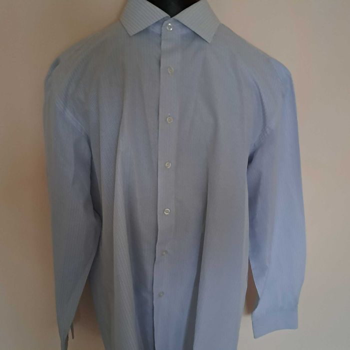 Cămașă Barbati Grazie Filipeti, Classic Fit Bleu În Dungi, XL