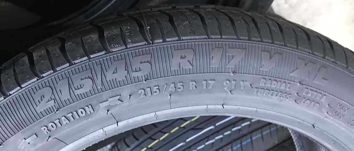 215/45/17 Летни гуми PLATIN 215/45 R17 XL борд DOT24 made in FRANCE!