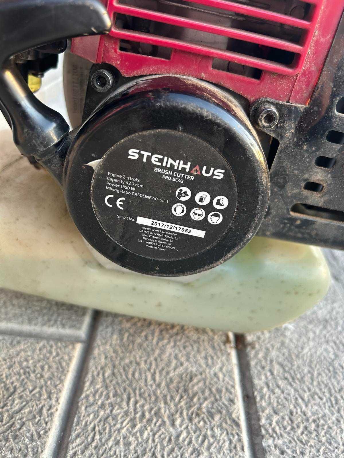 Бензинова коса Steinhaus PRO-BC43, 2-тактов 1.7 к.с. 42.7 cc