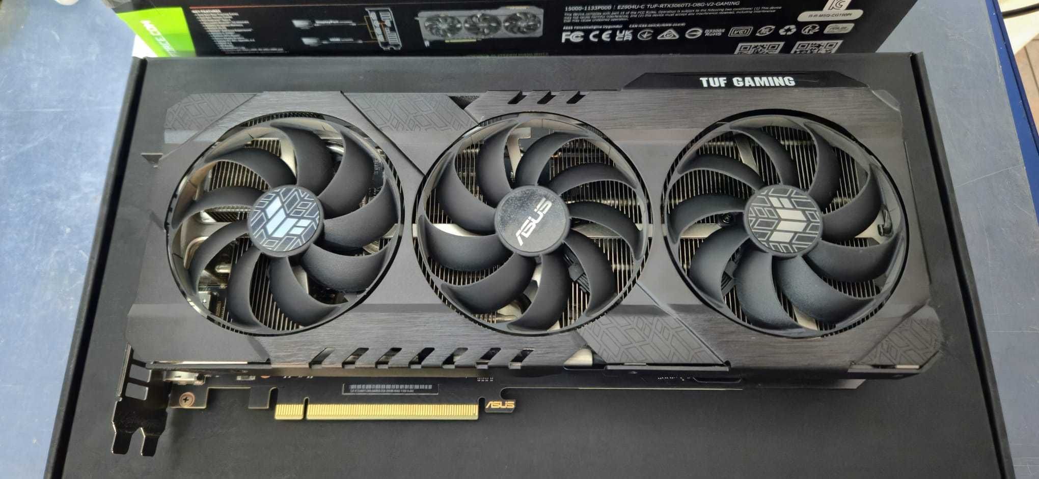 Vand placa video Asus TUF RTX 3060 Ti OC V2 8GB GDDR6 256-bit