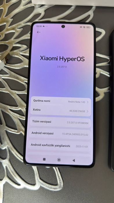 Redmi note 14S 1 oy ishlatilgan karobka dokument Full komplekt