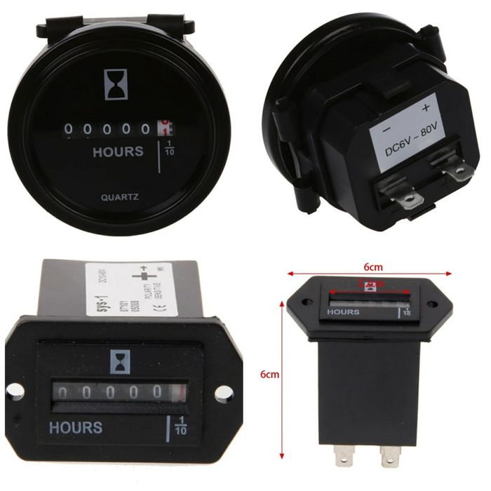 Contor Ceas ore functionare Voltmetru Turometru tractor utilaje