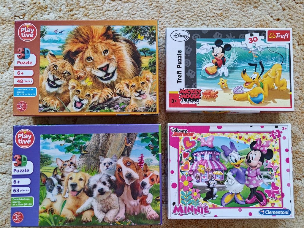 Образователни дървени детски играчки, пъзели, игри за напасване