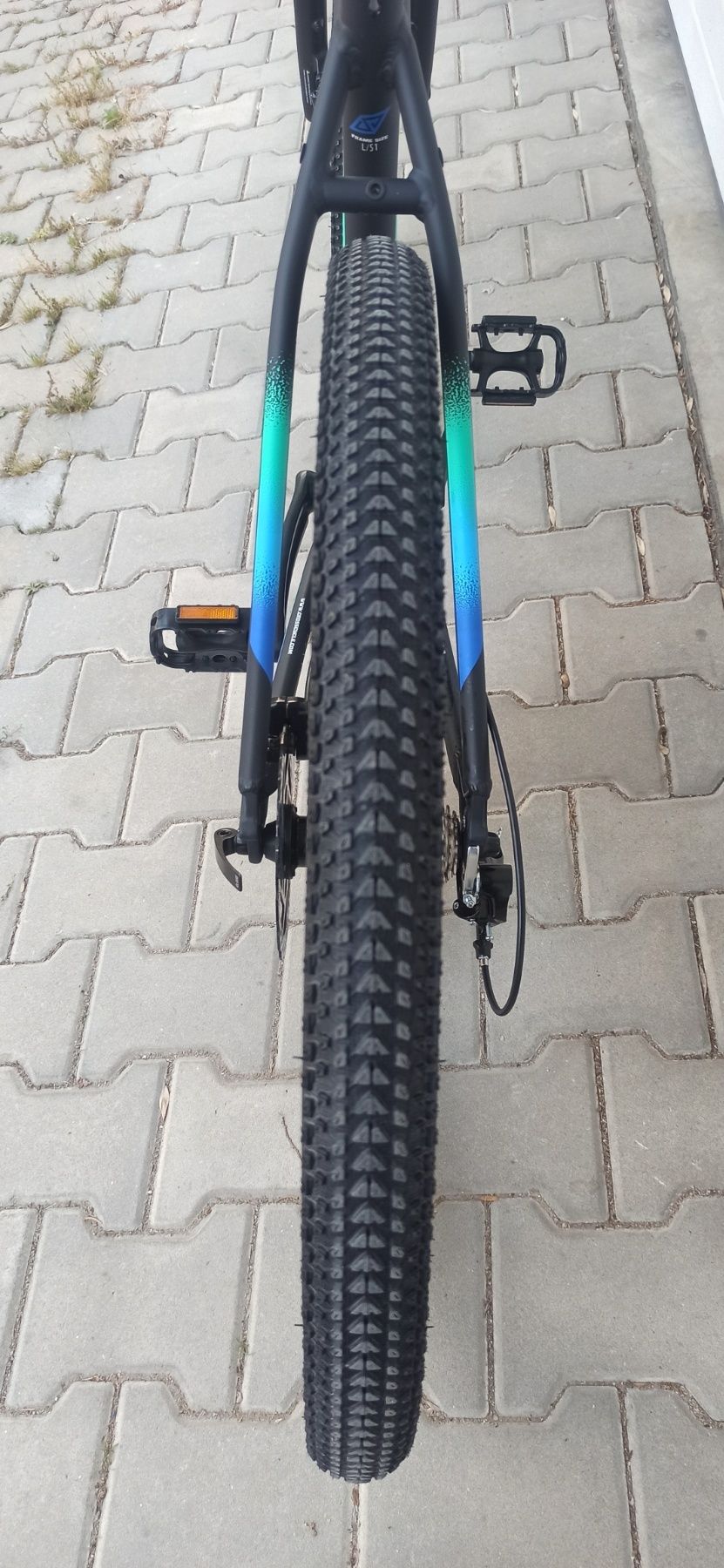 Велосипед 29 цола CROSS GRX 9 L 51см 800мм 1х9 2 хидравлични спирачки