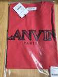 Тениска Lanvin с бродирано лого . Последни бройки !