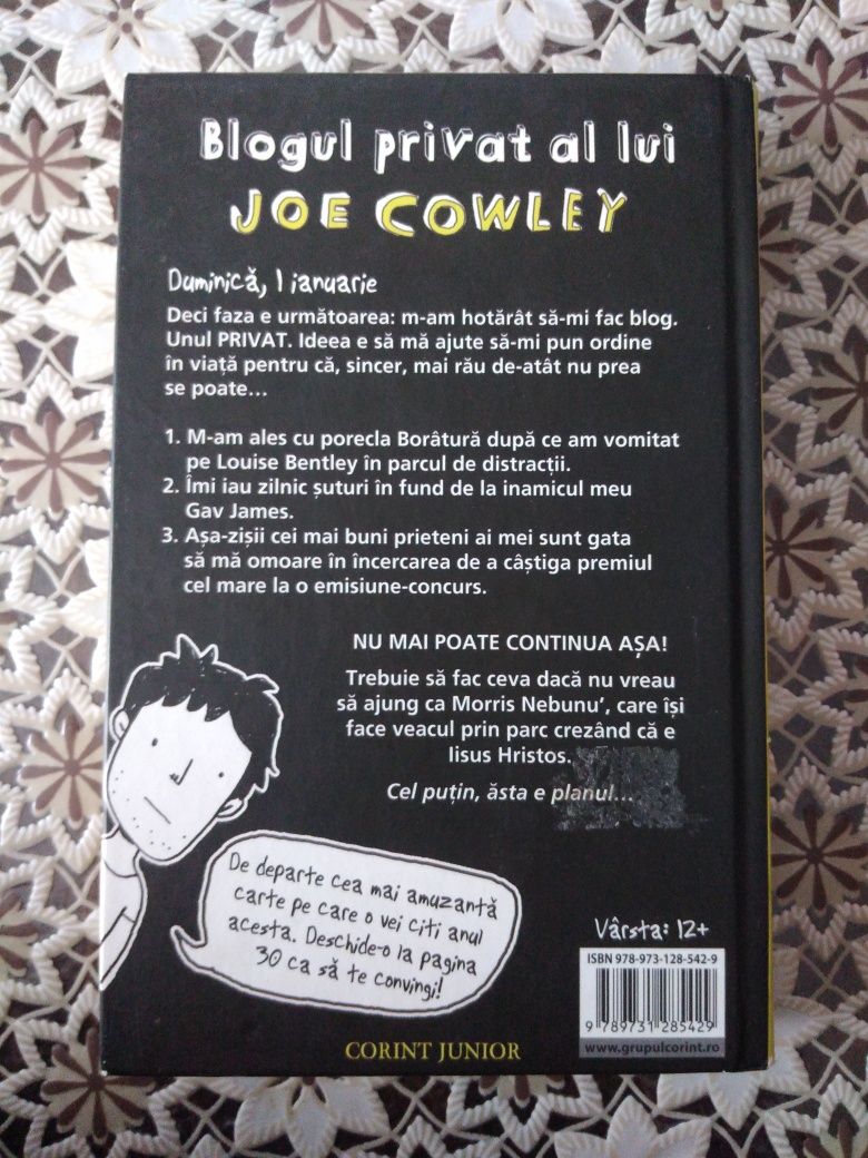 Blogul privat al lui Joe Cowley