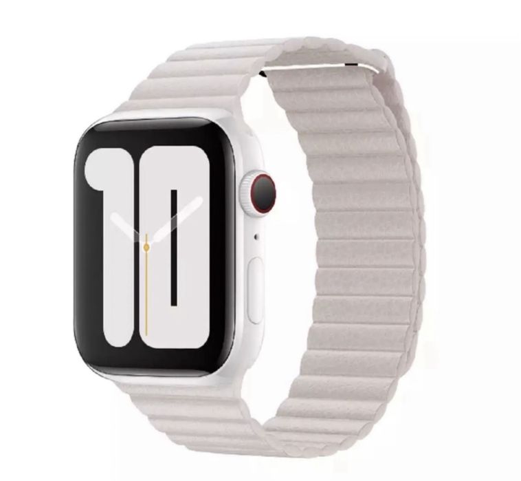 Curea Piele Sintetica Magnetica Incarcator Ceas Apple Watch Iphone 15