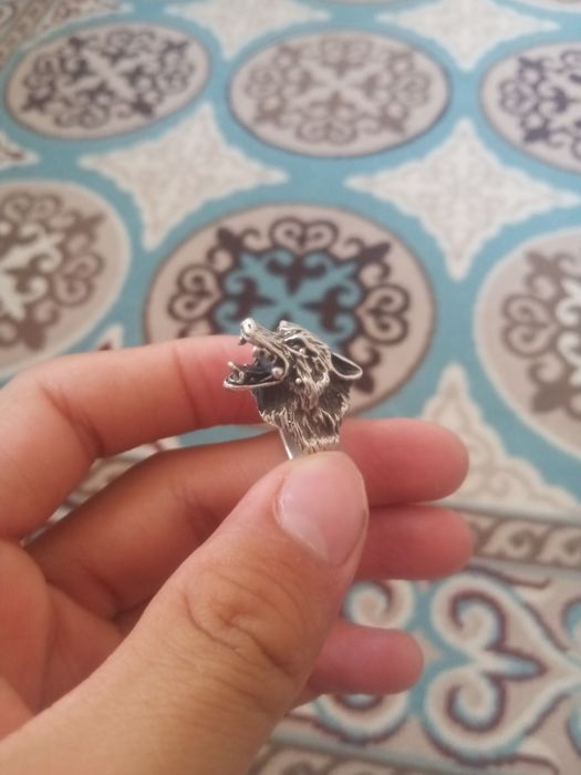 Күміс жүзік,  мужской