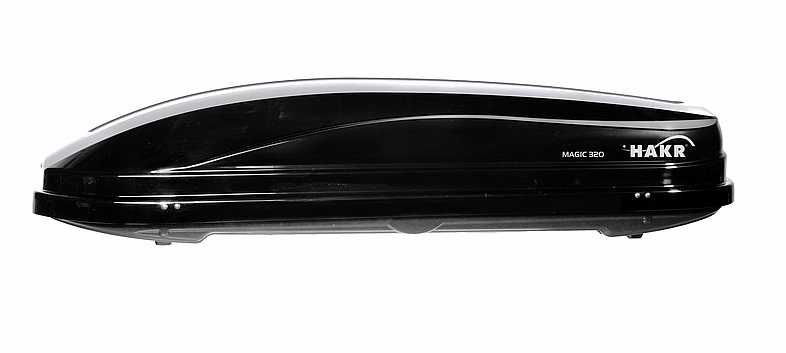 Автобокс багажник HAKR Magic Line 320 черен гланц