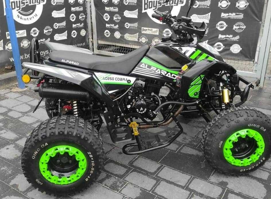 Atv 250cmc Quad Alfarad Cobra 250cc Injectie Roti 10'' 4 Timpi