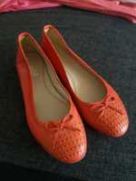 Червени дамски обувки 41 естествена кожа