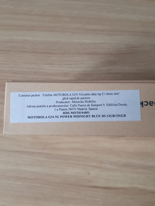 Motorola moto G54 12 GB RAM/256 GB