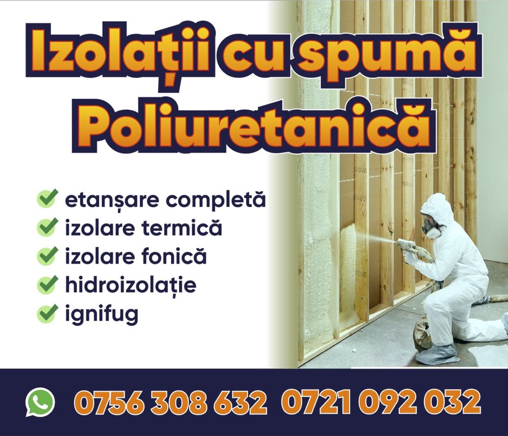 Izolatii cu spuma poliuretanică