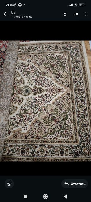 Продаются ковры 2х3. Турецкие. Полушерстяные.