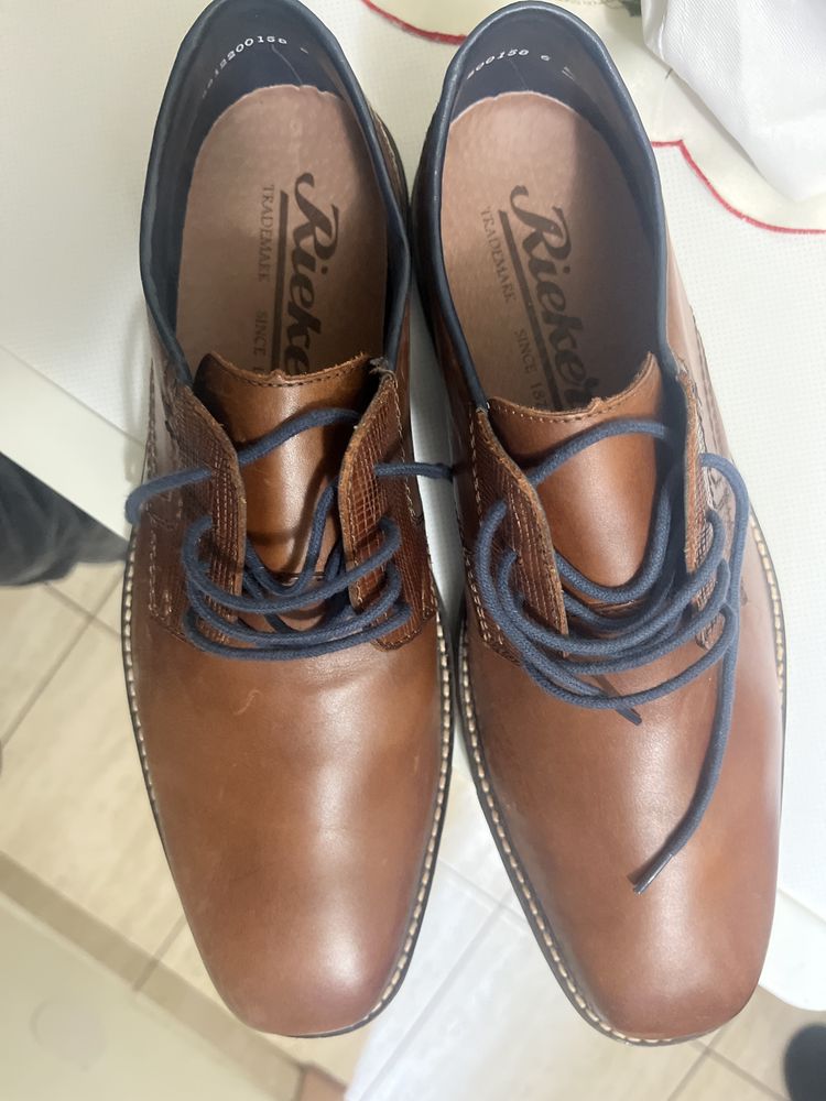 Pantofi rieker din piele originali (culoare maronie)