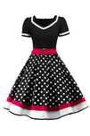 Rochie petrecere buline stil retro - mărimea 44-46 (xl) -produs NOU