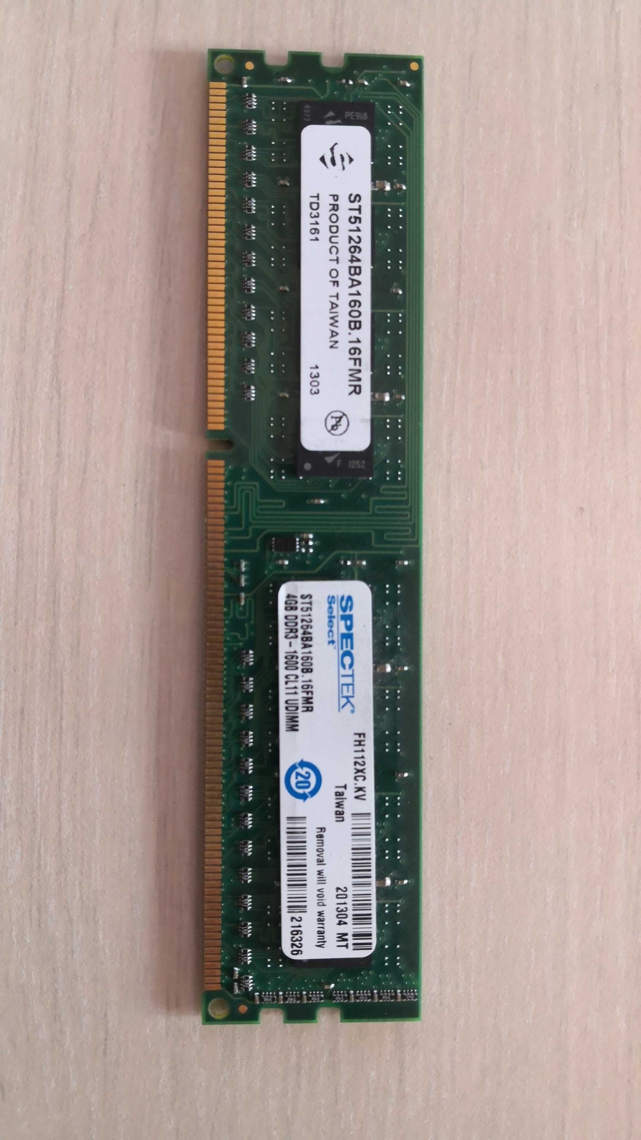 Memorie RAM desktop DDR3 si DDR3L de 4Gb cu garanție