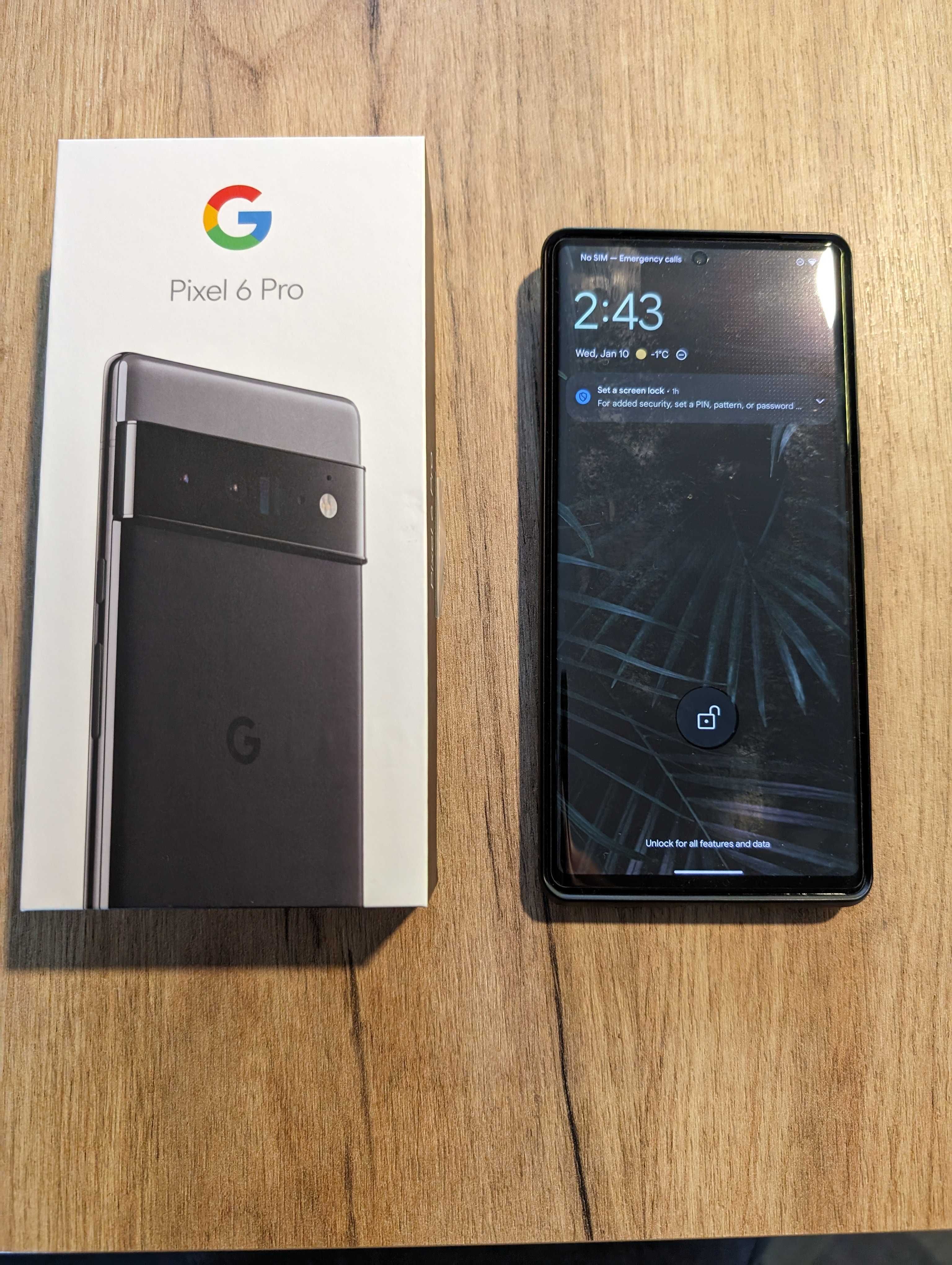 Vand Google Pixel 6 Pro, 128GB, Android 14, 12 GB RAM, Stormy Black