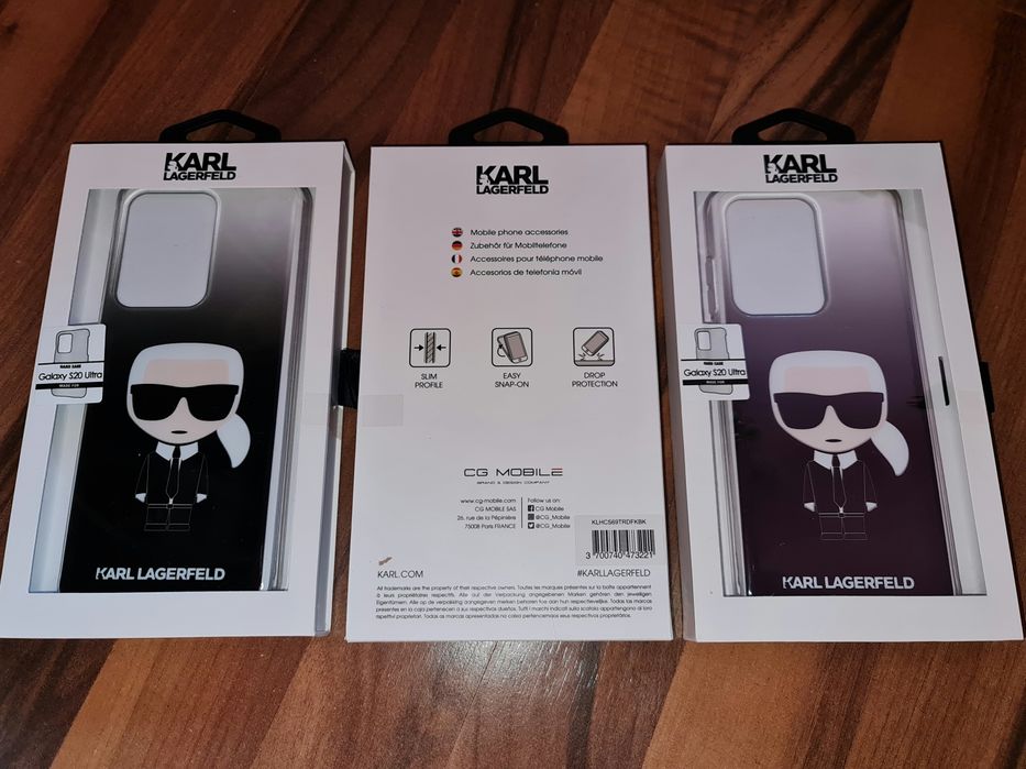 Husa silicon originala Karl Lagerfeld Silicone Cover Galaxy S20 Ultra