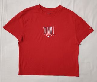 Tommy Jeans оригинална тениска S памучна фланелка Hilfiger