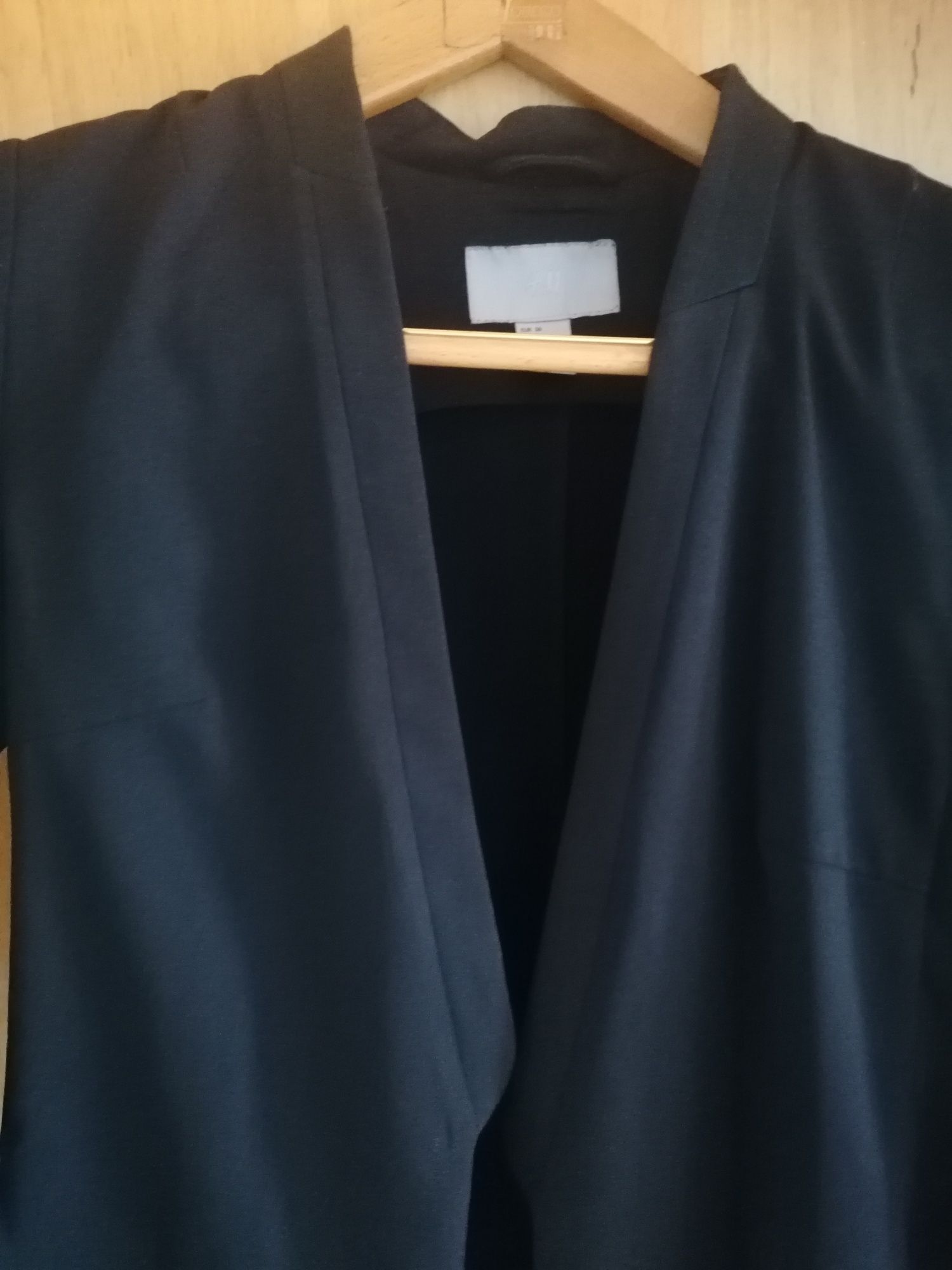 Черно сако блейзър 36 H&M