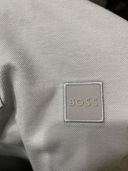 Bluza slim fit BOSS gri