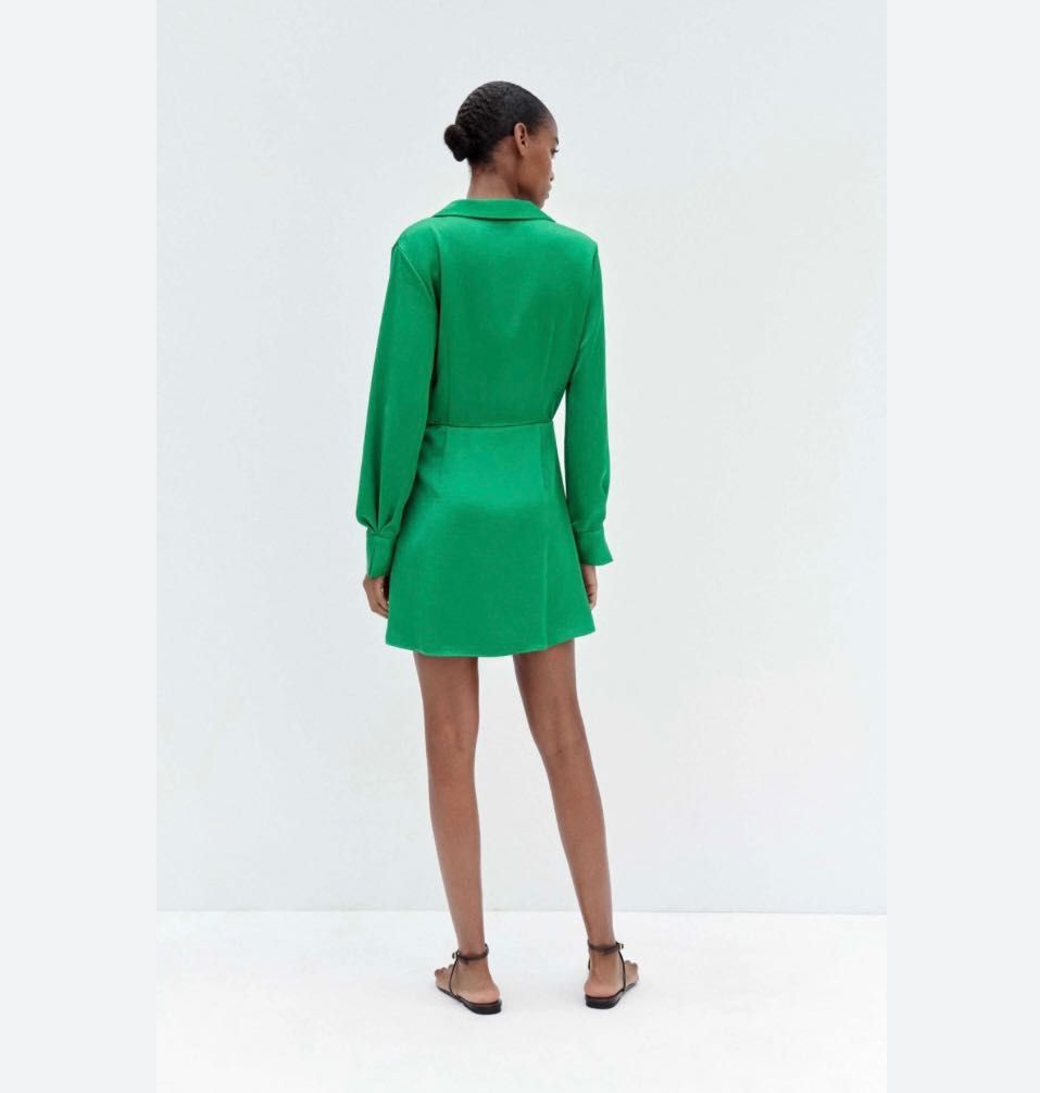 Рокля от сатен ZARA