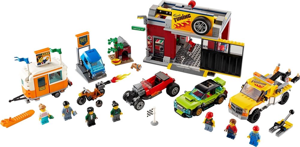 Lego CITY masini 60258 - Atelier de tuning - NOU sigilat